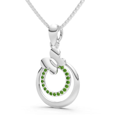 Butterfly Double Ring Pendant