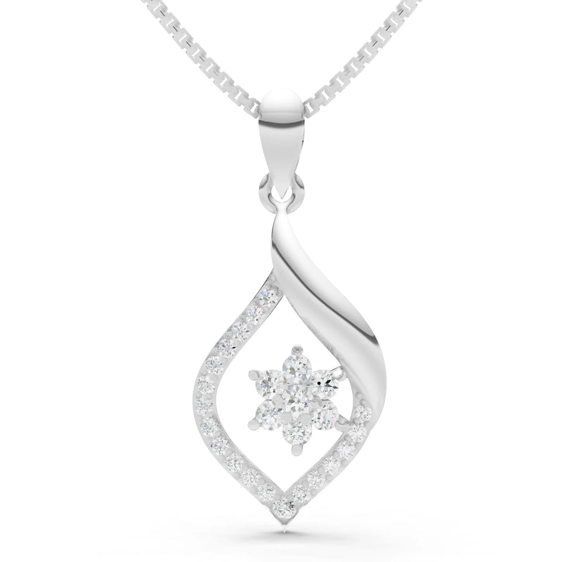 Diamond Almond Bloom Radiance Pendant
