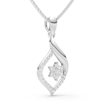 Diamond Almond Bloom Radiance Pendant