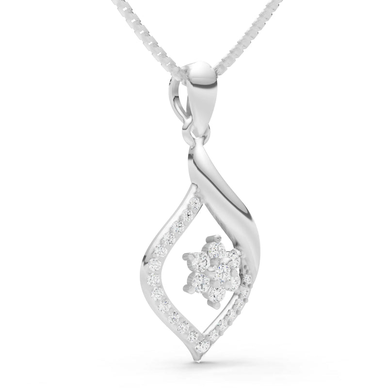 Diamond Almond Bloom Radiance Pendant