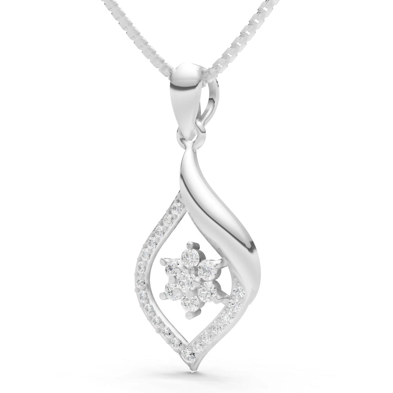 Diamond Almond Bloom Radiance Pendant