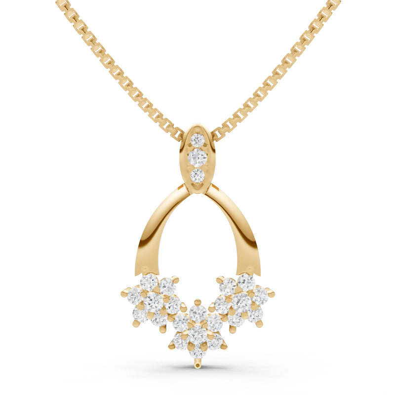 Wishbone Cluster Splendor Pendant