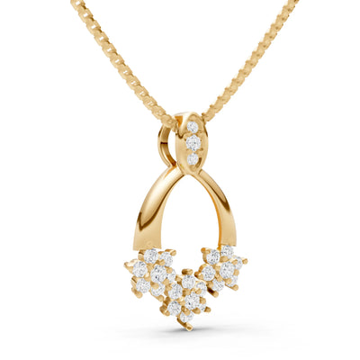 Wishbone Cluster Splendor Pendant