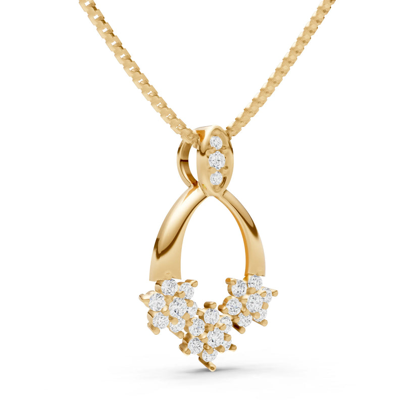 Wishbone Cluster Splendor Pendant