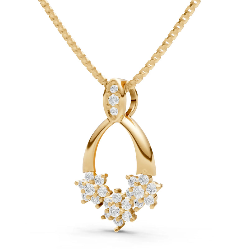 Wishbone Cluster Splendor Pendant