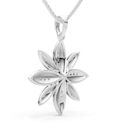 Star Multi Petal Sparkle Pendant