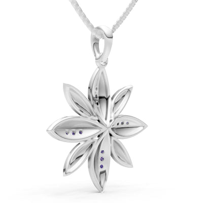 Star Multi Petal Sparkle Pendant