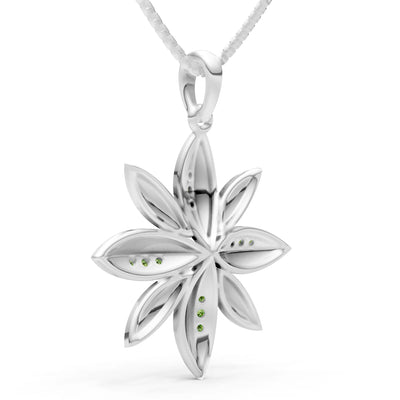 Star Multi Petal Sparkle Pendant