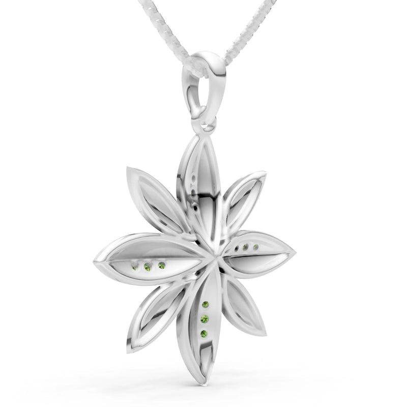 Star Multi Petal Sparkle Pendant