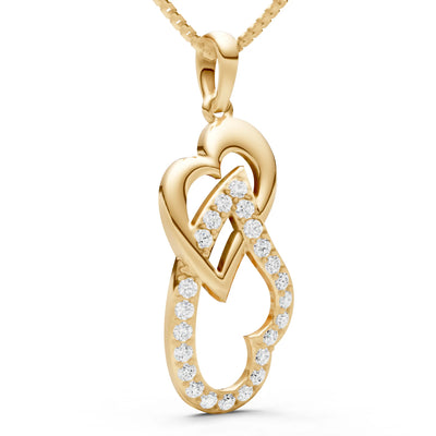 Double Heart Pendant