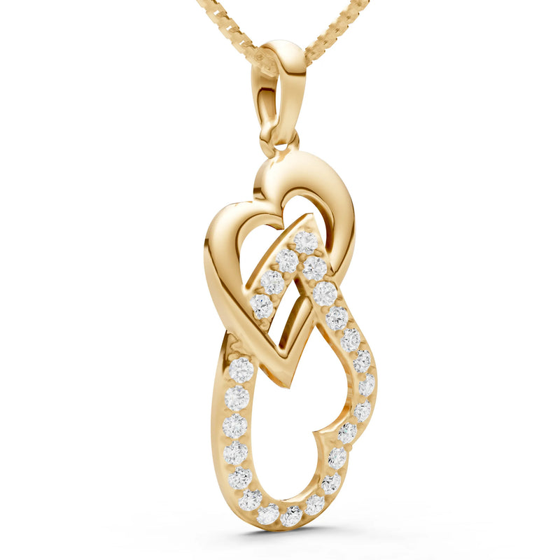 Double Heart Pendant