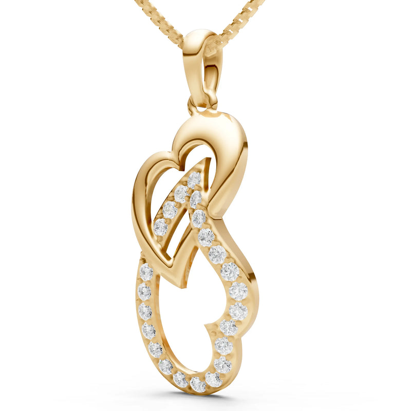 Double Heart Pendant