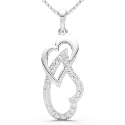 Double Heart Pendant