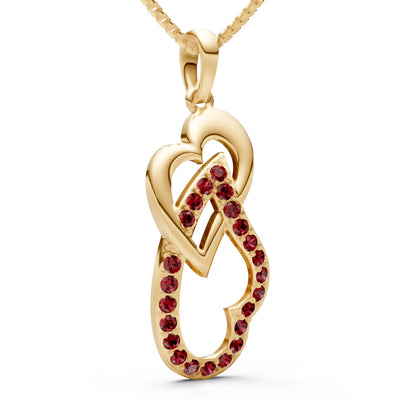 Double Heart Pendant