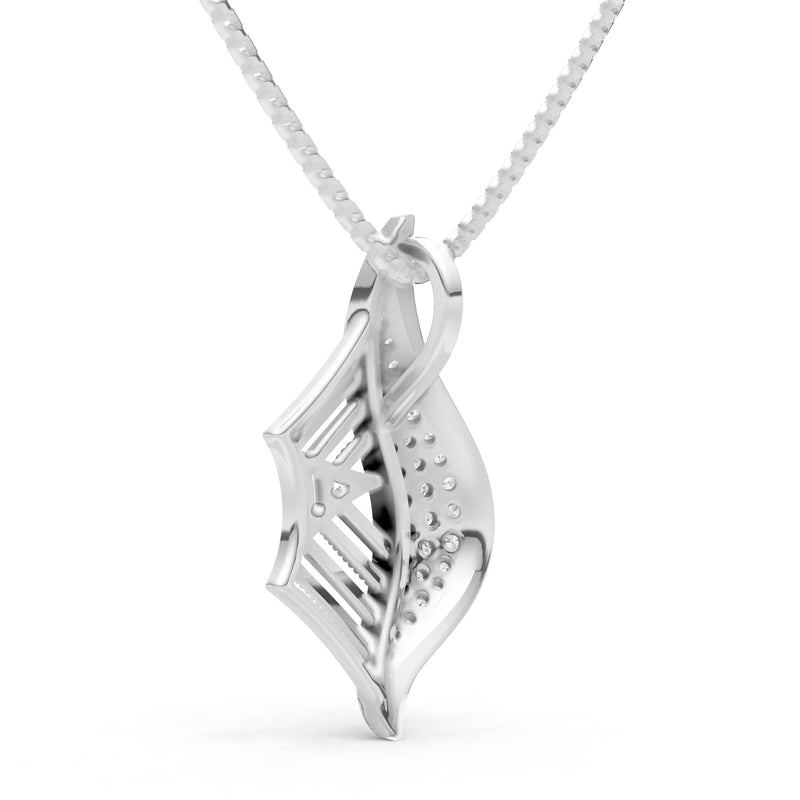 Diamond Gemstone Spiderweb Pendant
