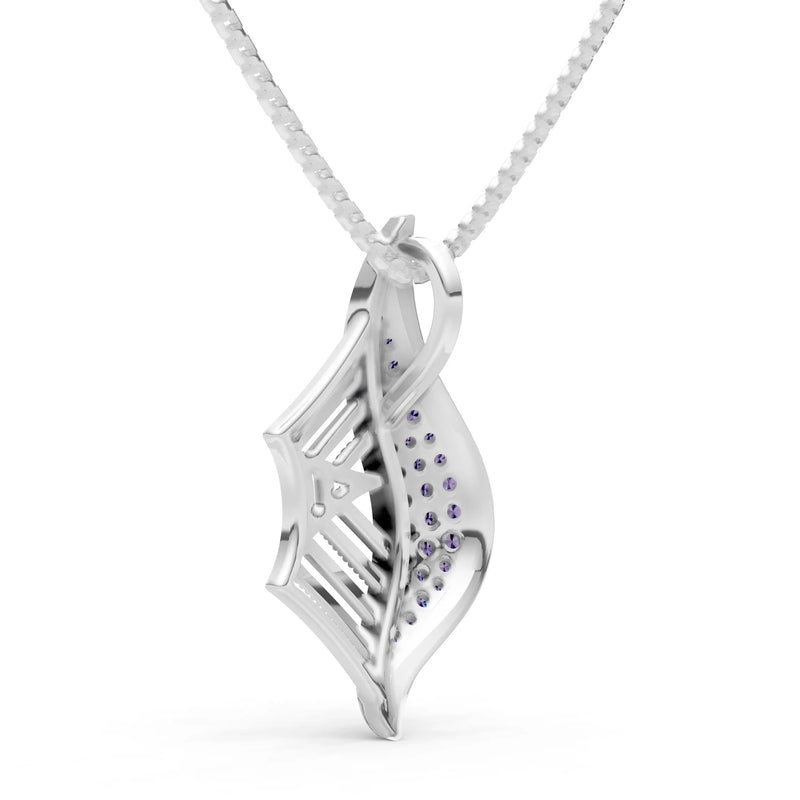 Gemstone Spiderweb Pendant