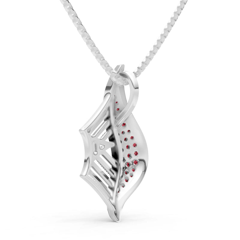 Gemstone Spiderweb Pendant