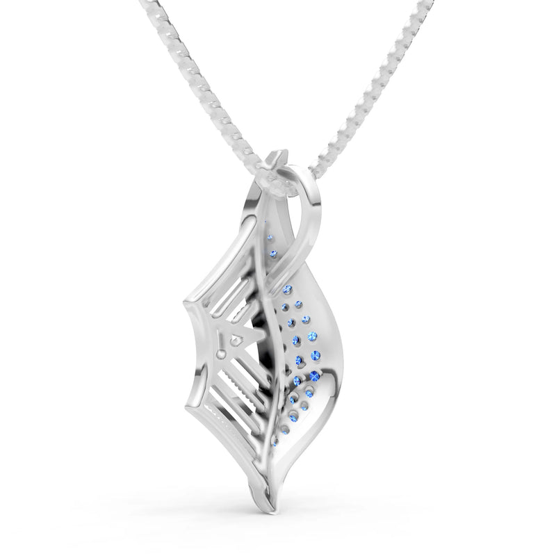 Gemstone Spiderweb Pendant