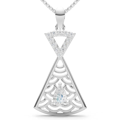 Kite Gemstone Pendant - Pear