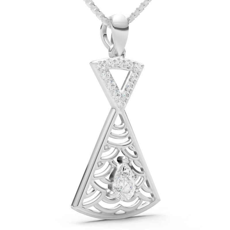 Kite Gemstone Pendant - Pear