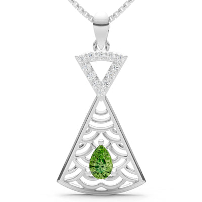 Kite Gemstone Pendant - Pear