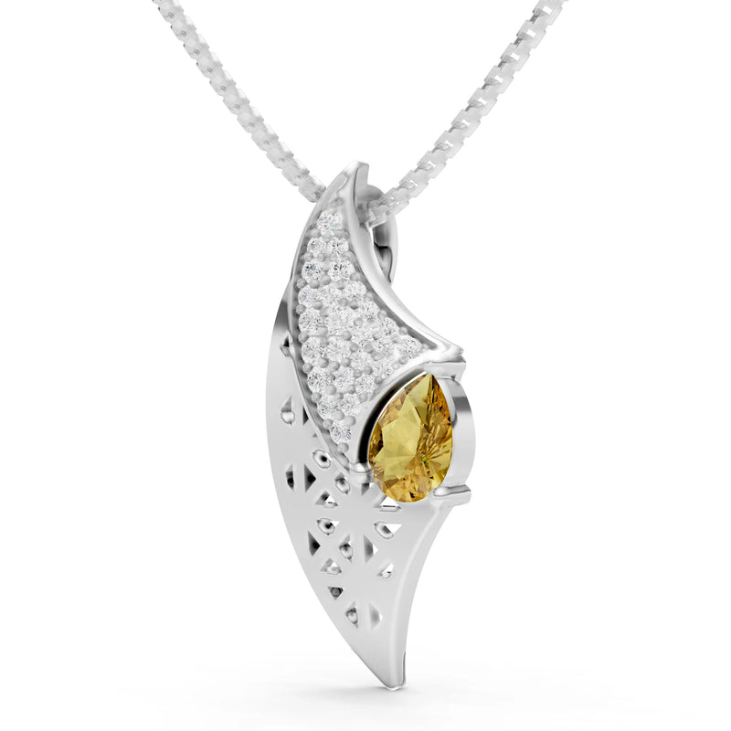 Gemstone Pendant - Pear