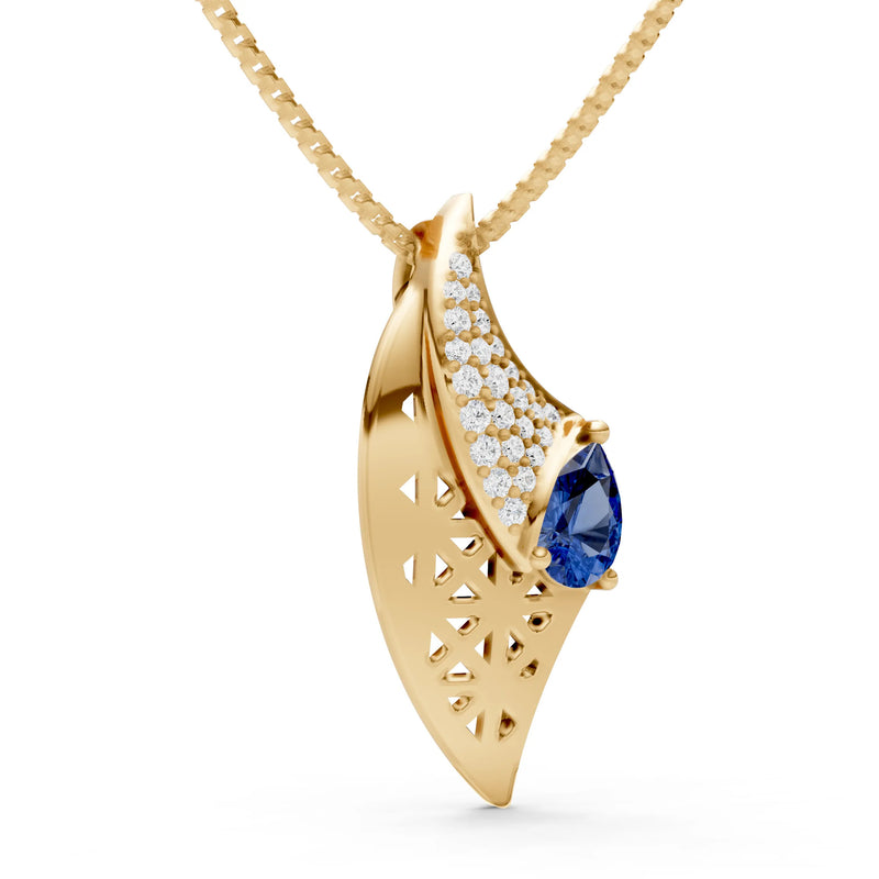 Gemstone Pendant - Pear