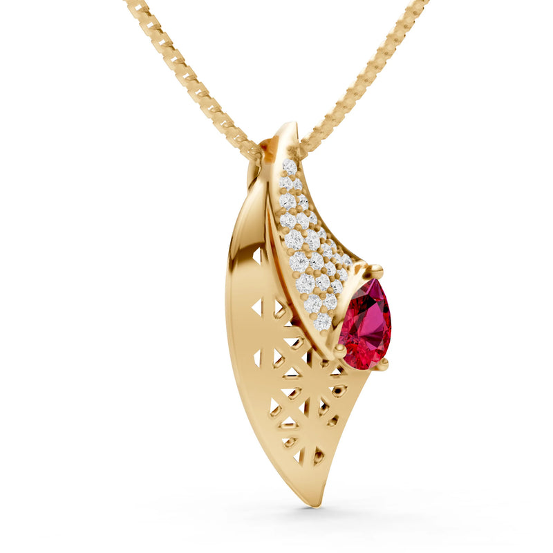 Gemstone Pendant - Pear