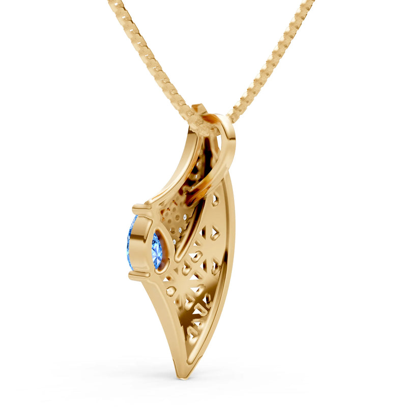 Gemstone Pendant - Pear