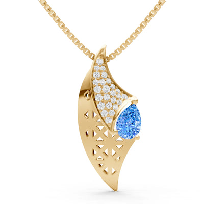 Gemstone Pendant - Pear