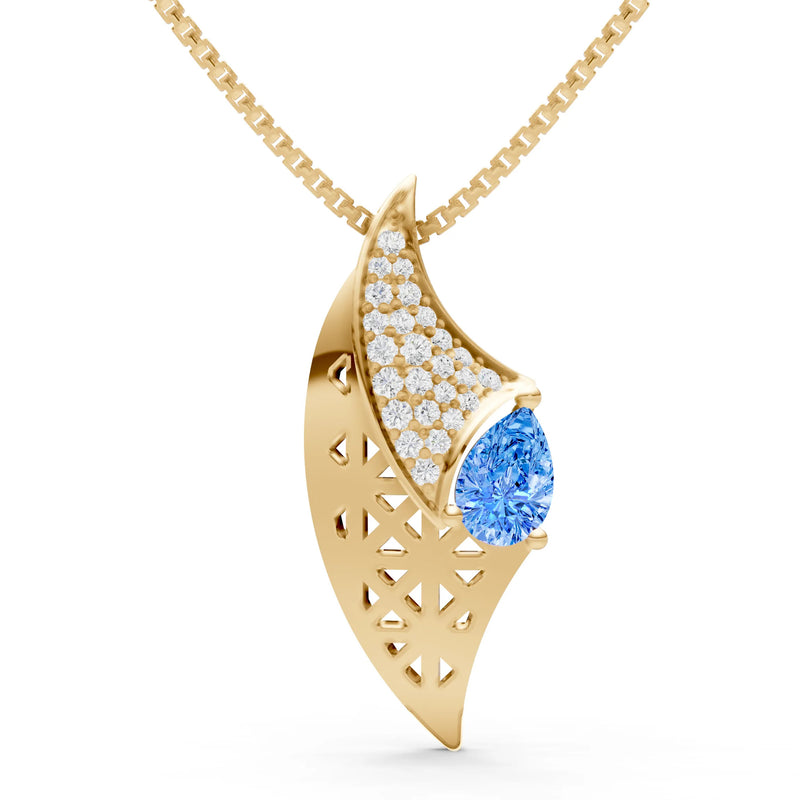 Gemstone Pendant - Pear