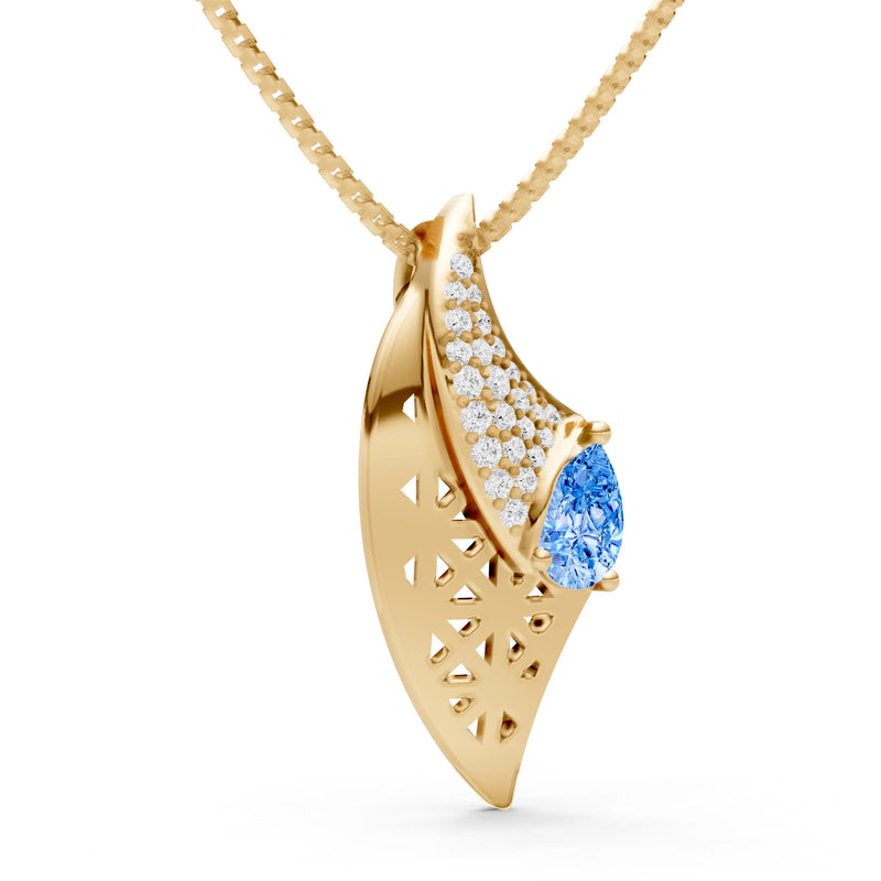 Gemstone Pendant - Pear