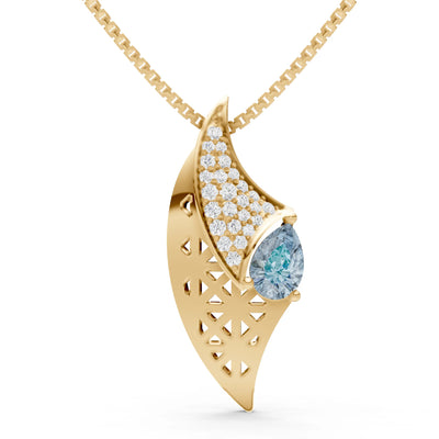 Gemstone Pendant - Pear