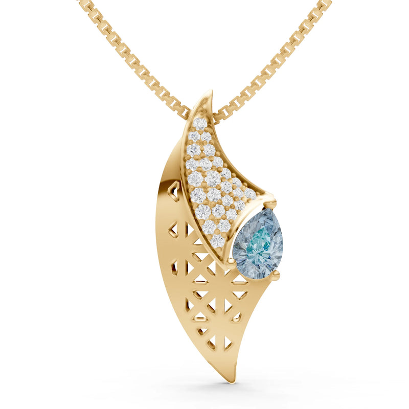 Gemstone Pendant - Pear