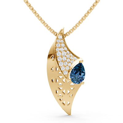 Gemstone Pendant - Pear