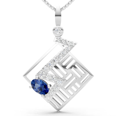 Lightning Gemstone Pendant