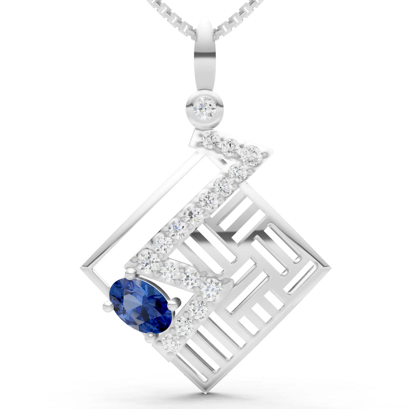 Lightning Gemstone Pendant