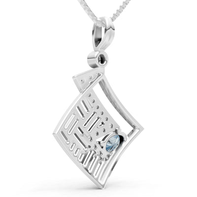 Lightning Gemstone Pendant