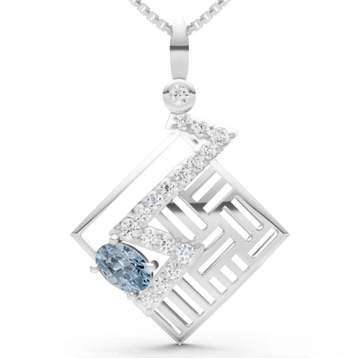 Lightning Gemstone Pendant