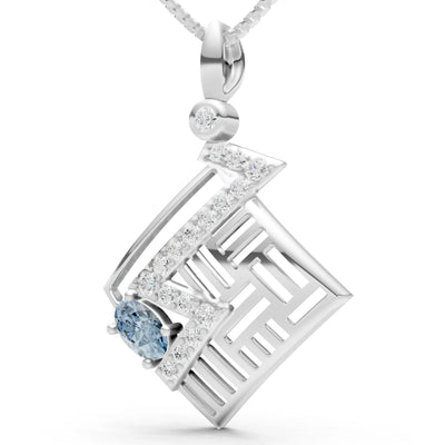 Lightning Gemstone Pendant