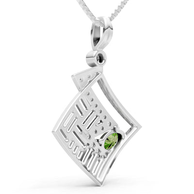 Lightning Gemstone Pendant