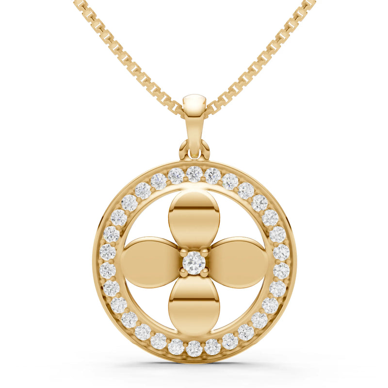 Flower Medallion Pendant