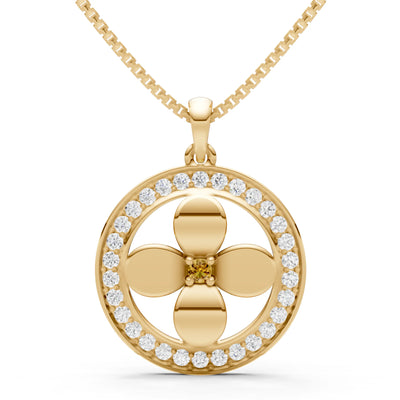 Flower Medallion Pendant