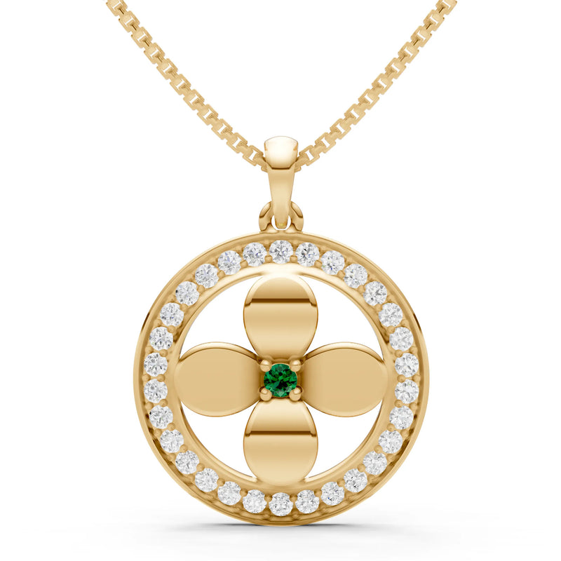 Flower Medallion Pendant