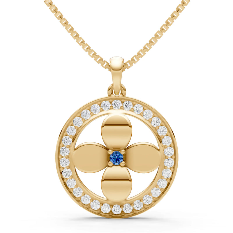 Flower Medallion Pendant