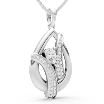 Pave Gemstone Pendant