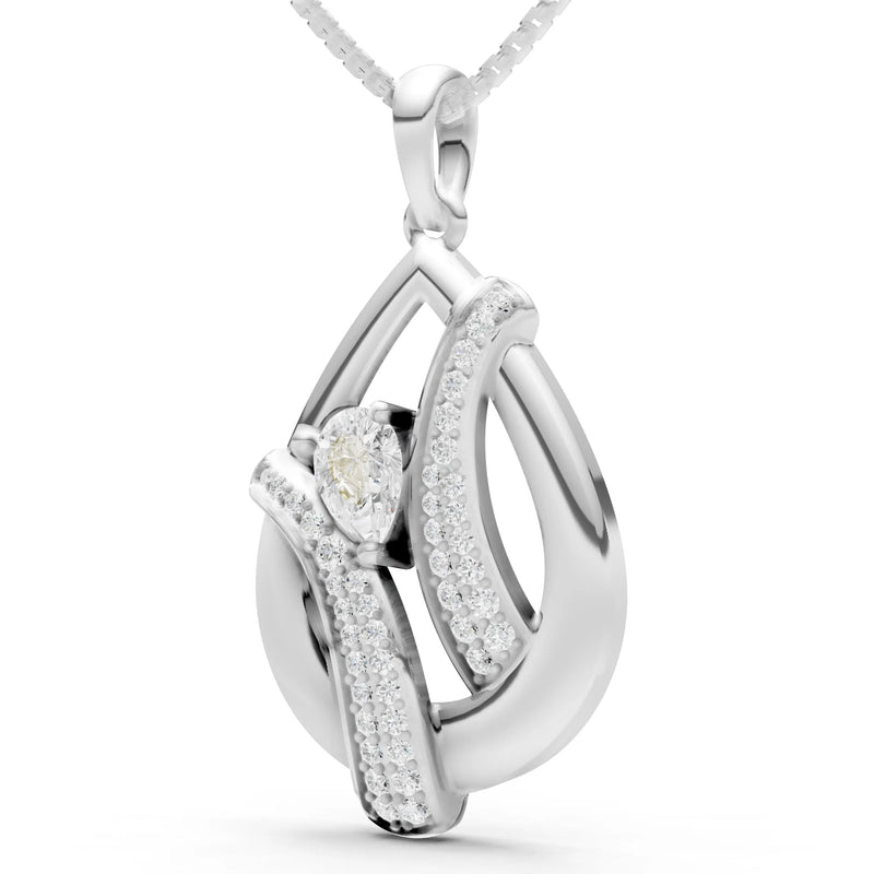 Pave Gemstone Pendant