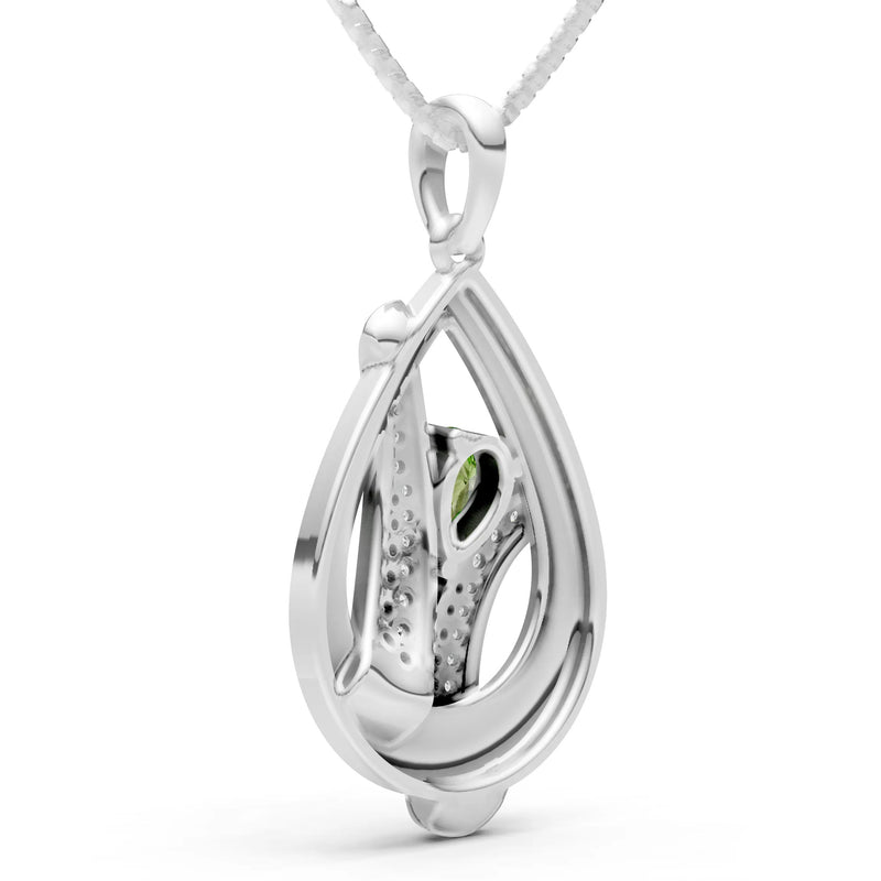Pave Gemstone Pendant