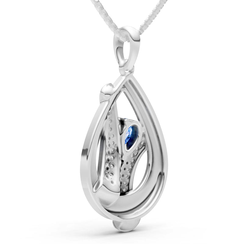 Pave Gemstone Pendant