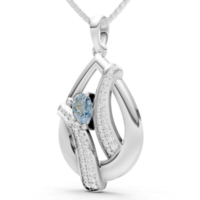 Pave Gemstone Pendant